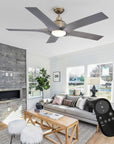 56" Genoa Farmhouse Reversible Ceiling Fan