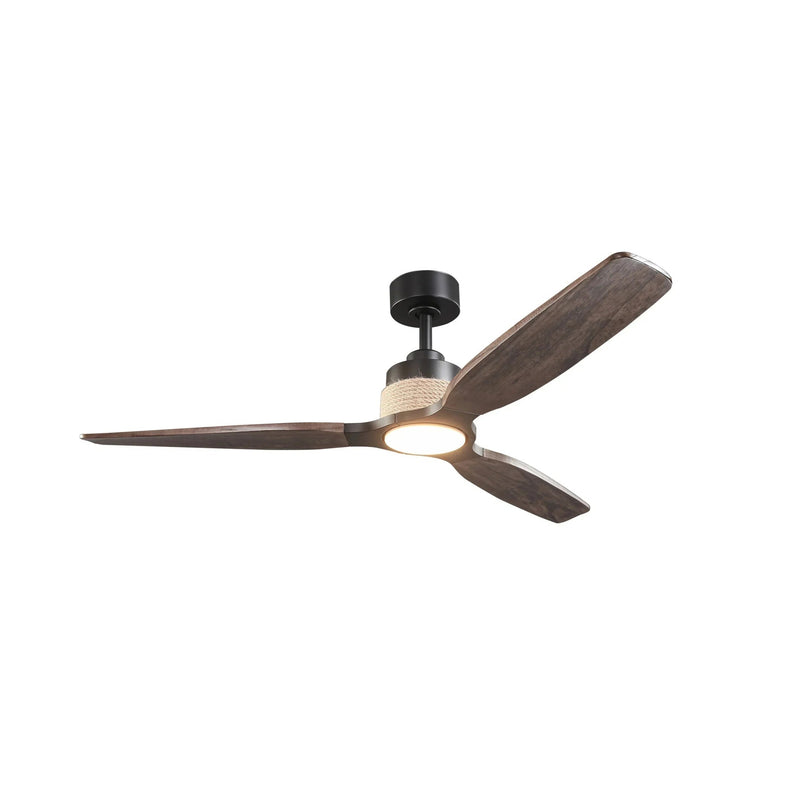 56 quot Louise Wood Blades LED Ceiling Fan