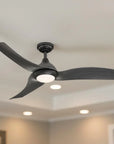 52" Industrial Downrod Mount Reversible Ceiling Fan - IPLUS Lighting