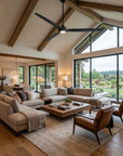 80" Aurix Luxury Solid Wood Blade Ceiling Fan