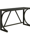 59" Rustic Dining & Bar Table Set with 3 Stools and USB Charging Ports