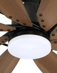 60" Antone Industrial Reversible Ceiling Fan - IPLUS Lighting