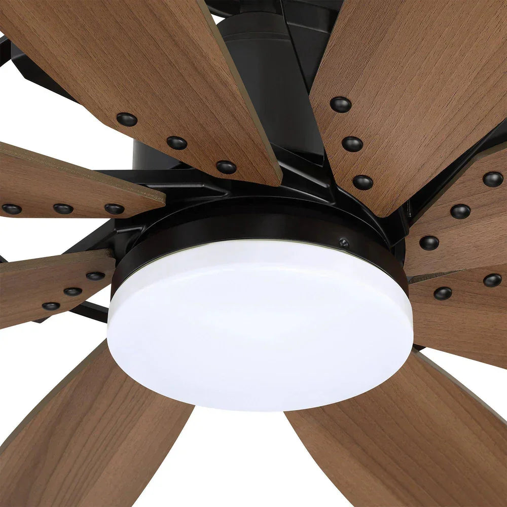 60" Antone Industrial Reversible Ceiling Fan - IPLUS Lighting