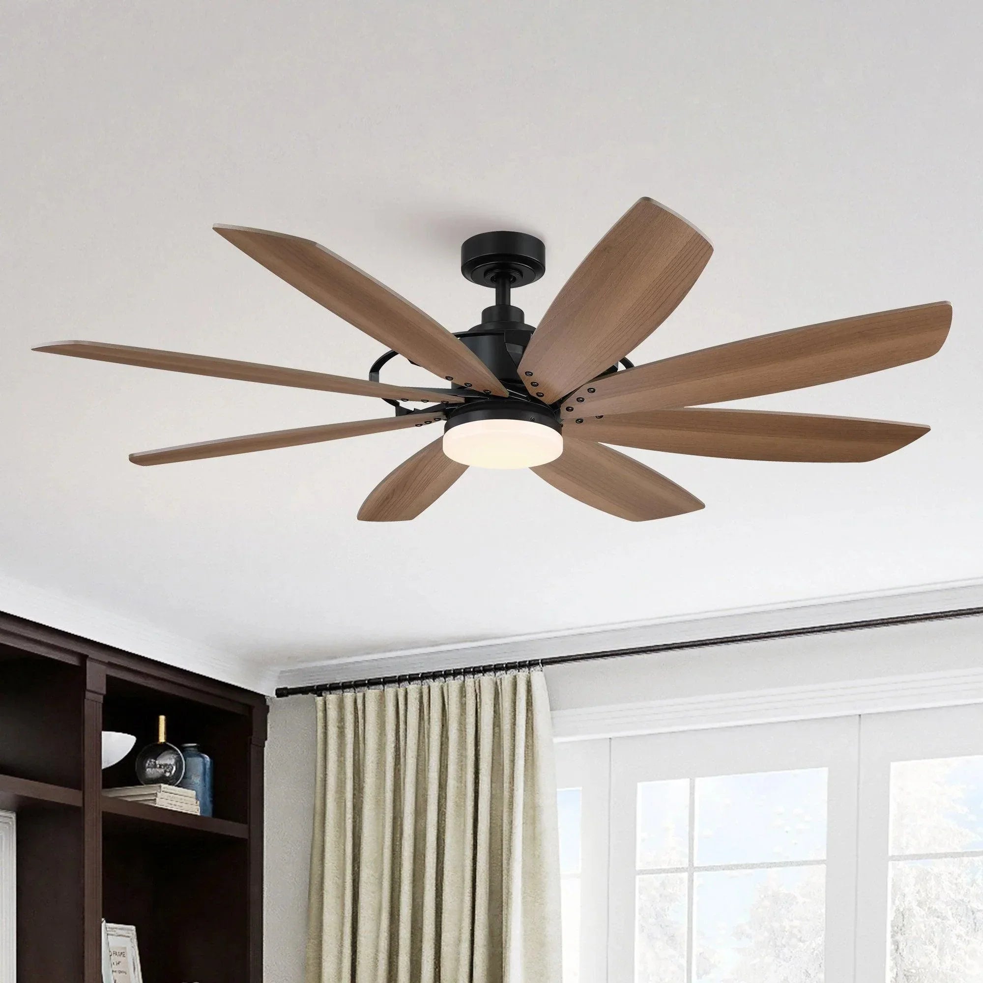 60" Antone Industrial Reversible Ceiling Fan - IPLUS Lighting
