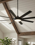 60" Black Led Indoor Ceiling Fan