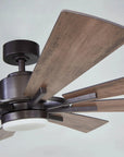 60" Oretha Windmill 8 Blades LED Ceiling Fan - IPLUS Lighting