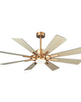 60" Oretha Windmill 8 Blades LED Ceiling Fan - IPLUS Lighting