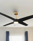 60" Parvez Modern DC Reversible Ceiling Fan - IPLUS Lighting