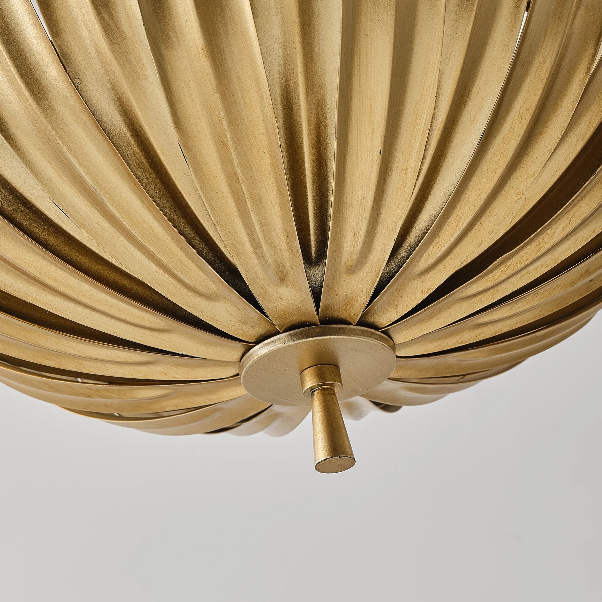 Osborn 6-Light Modern Gold Leaf Floral Chandelier