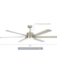 65'' Freda Modern Ceiling Fan