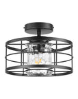Lyle 1-Light Modern Semi-Flush Mount Ceiling Light