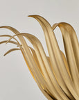 Osborn 6-Light Modern Gold Leaf Floral Chandelier