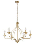 Rock 6-Light Modern Gold Chandelier