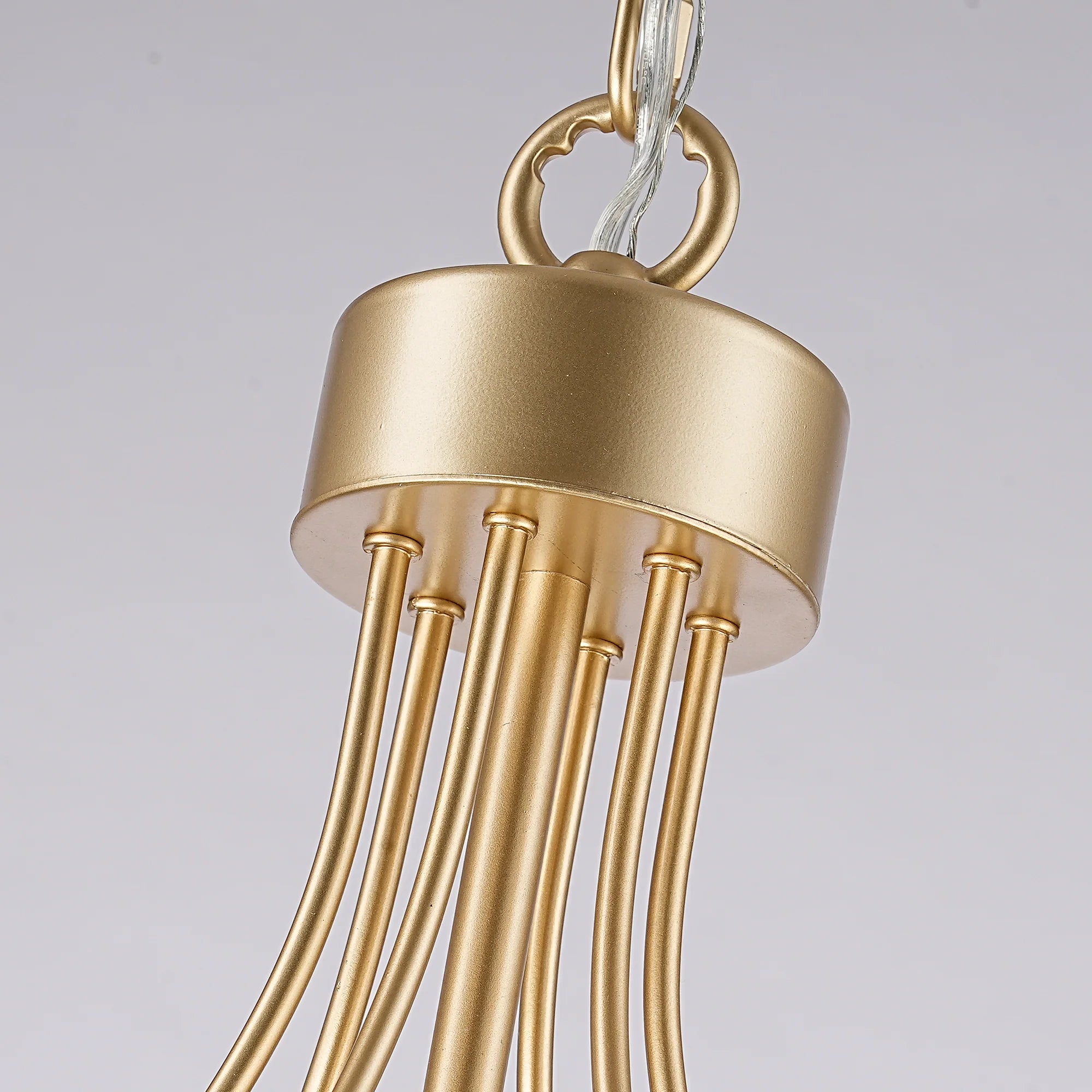 Rock 6-Light Modern Gold Chandelier