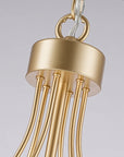 Rock 6-Light Modern Gold Chandelier