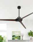 70" Abel Black LED Ceiling Fan