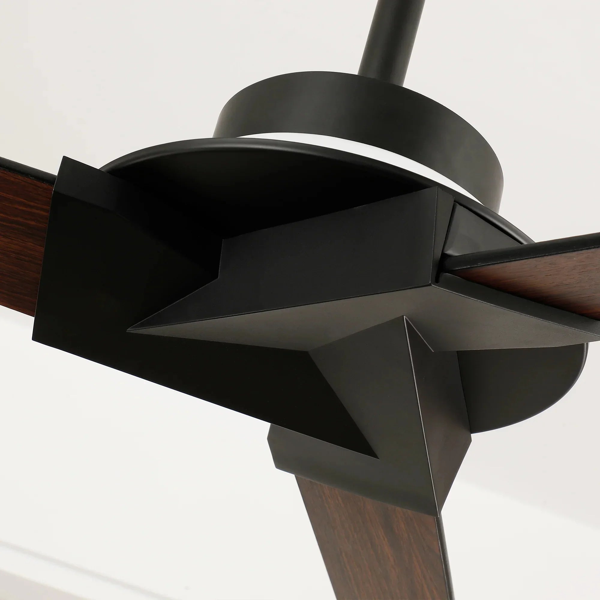 70" Abel Black LED Ceiling Fan