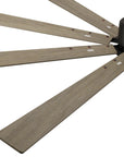 72 " Aries Black Windmill Ceiling Fan