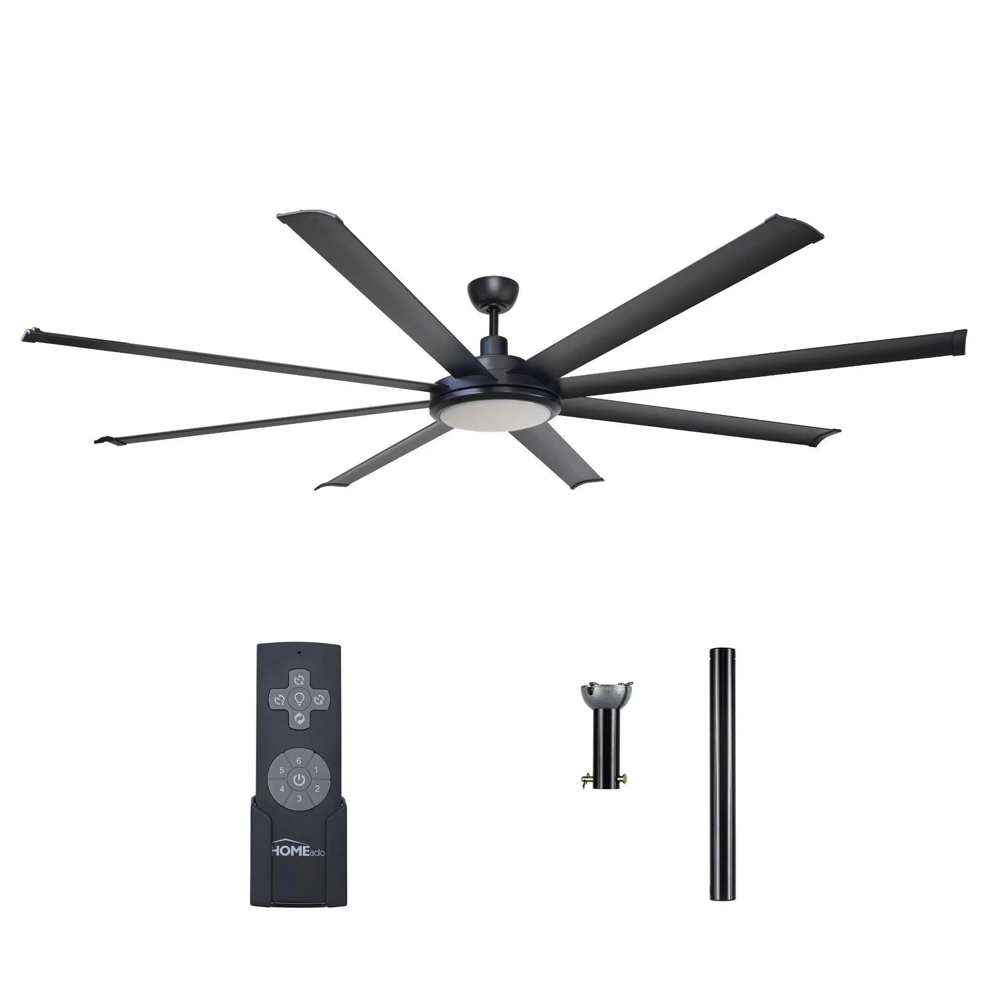 75" Industrial Large Ceiling Fan