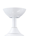 52" Phil White Downrod Mount Ceiling Fan with LED Light