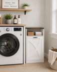 38" Modern Storage Cabinet with Hidden Trash Can Holder