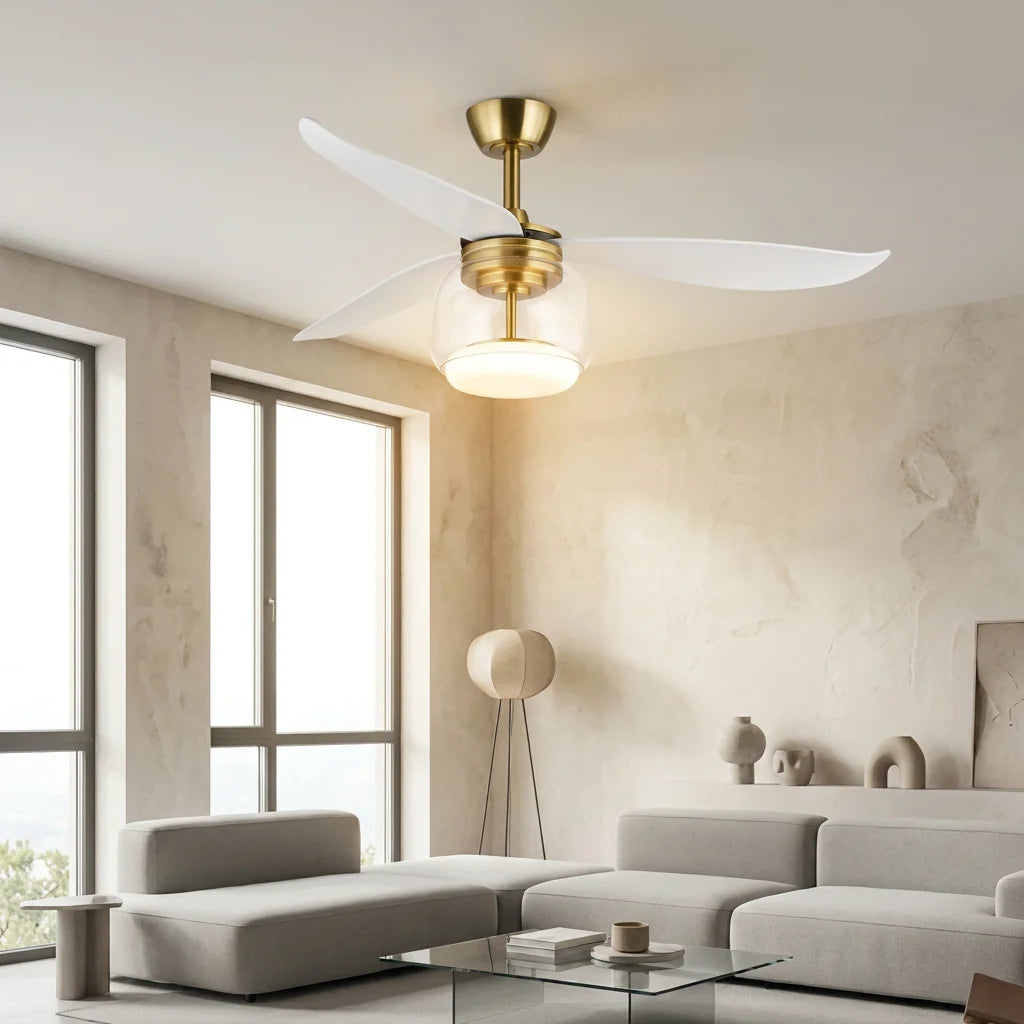 52" Jared Modern Antique Bronze LED Ceiling Fan