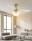 52" Jared Modern Antique Bronze LED Ceiling Fan