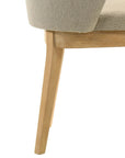 Sorelle 5-Piece Modern Oak Round Dining Set