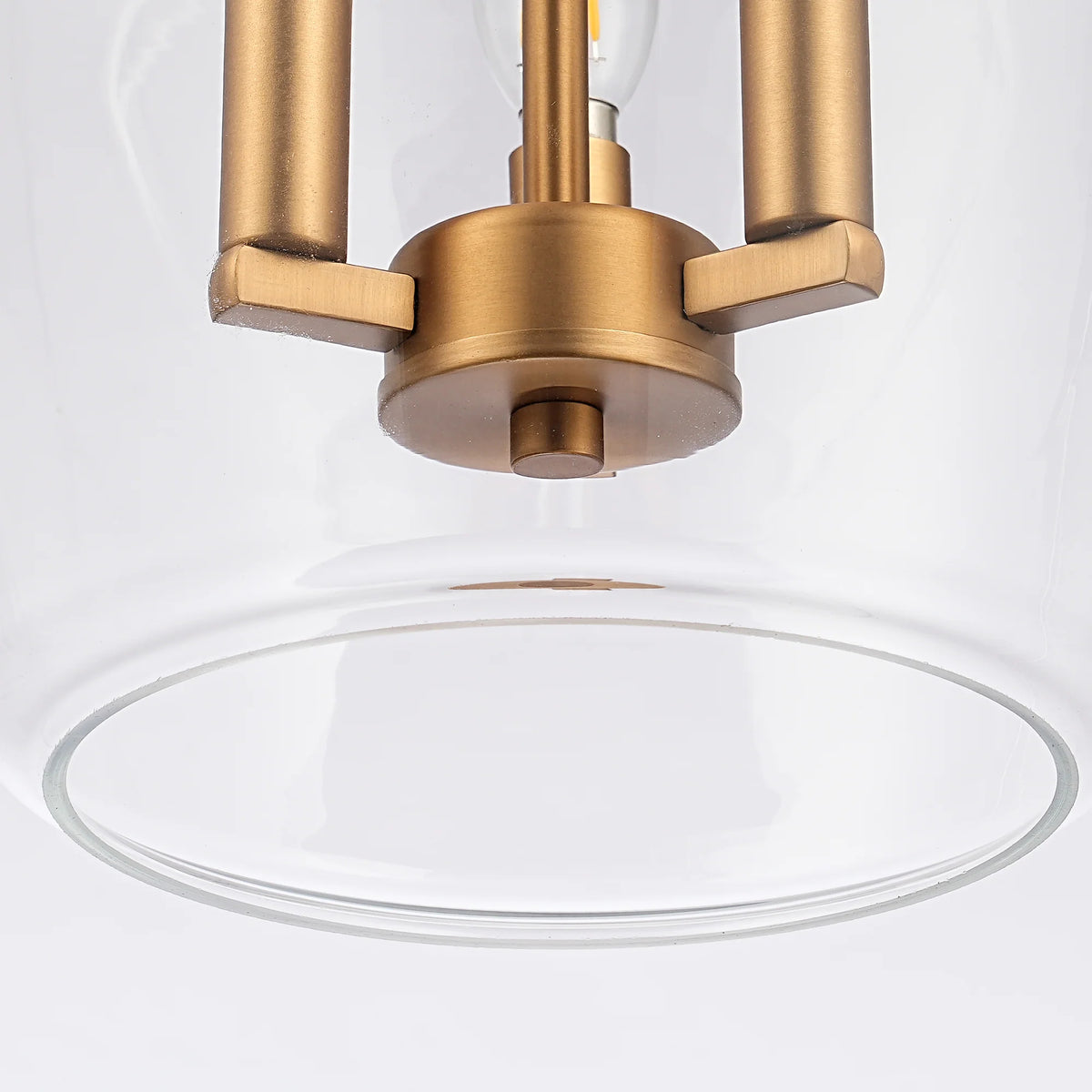 Avenor 3-Light Modern Clear Glass Pendant Light