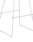 Veya Set of 2 Modern Metal Bar Stools with Cushions