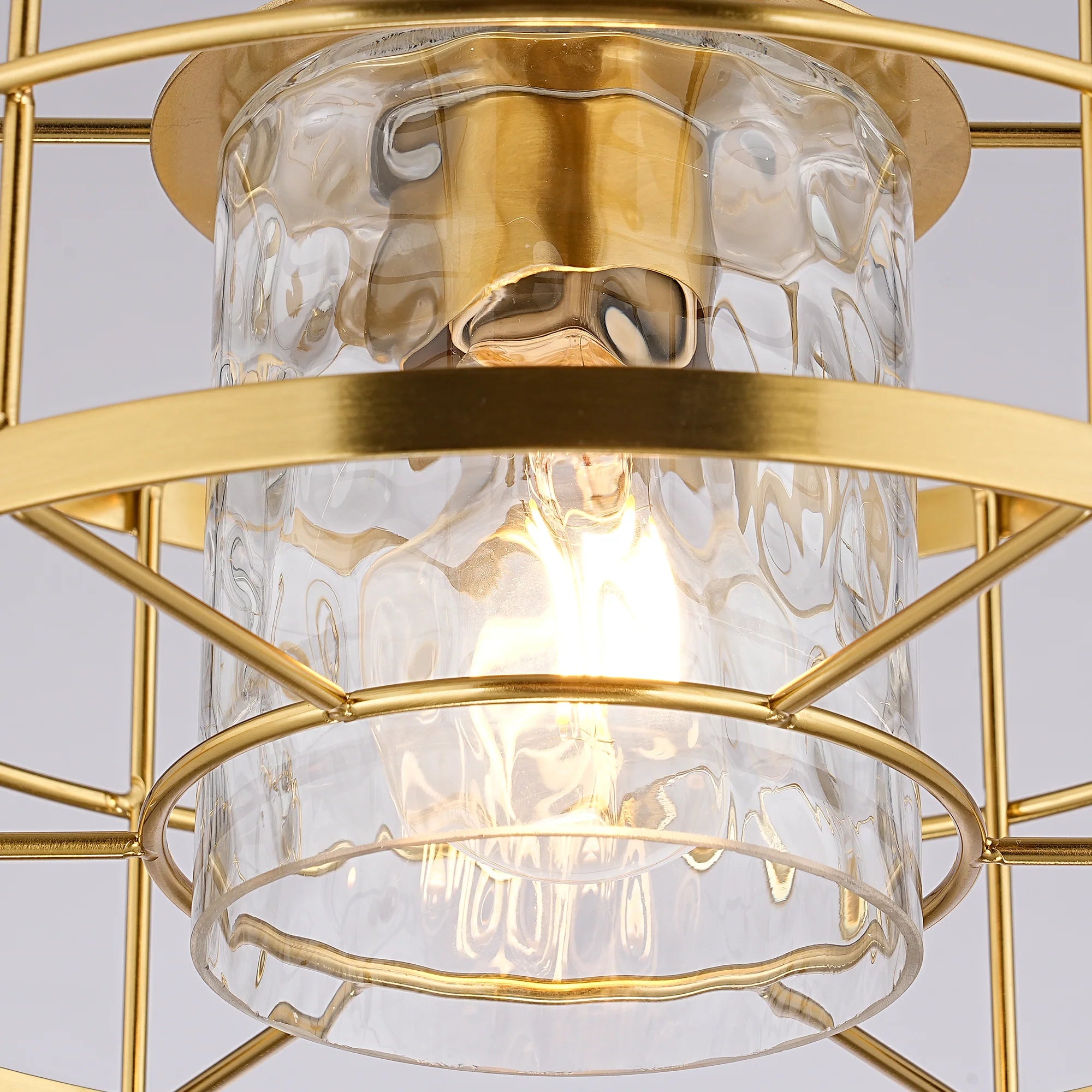 Lyle 1-Light Modern Semi-Flush Mount Ceiling Light