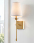 Olivia 1-Light Golden Wall Sconce