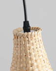 9" Vivian Bohemian Bamboo Pendant Light