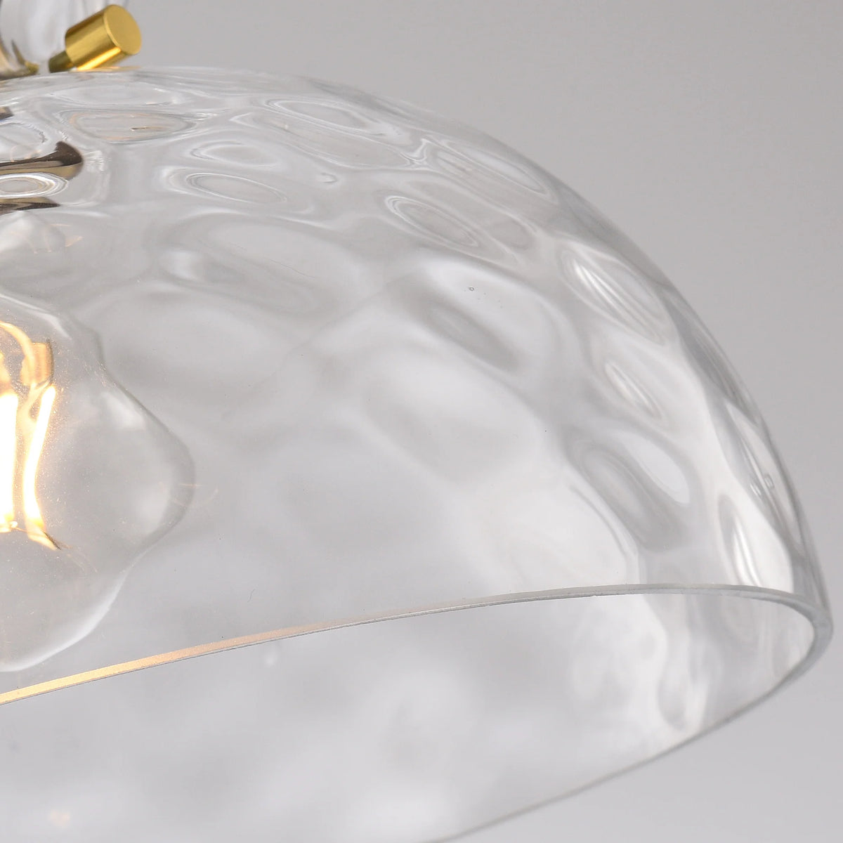 Tavelle 1-Light Natural Copper Textured Glass Pendant