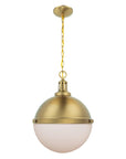 Dimmable Aaron 12 Inch 2-Light Gold Pendant Light