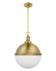 Dimmable Aaron 12 Inch 2-Light Gold Pendant Light