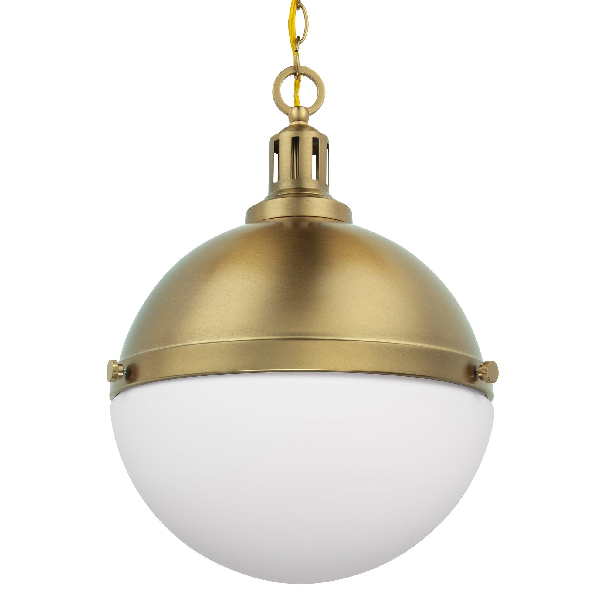 Dimmable Aaron 12 Inch 2-Light Gold Pendant Light