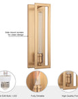 Adelman Gold 1-Light Decorative Dimmable Wall Sconce