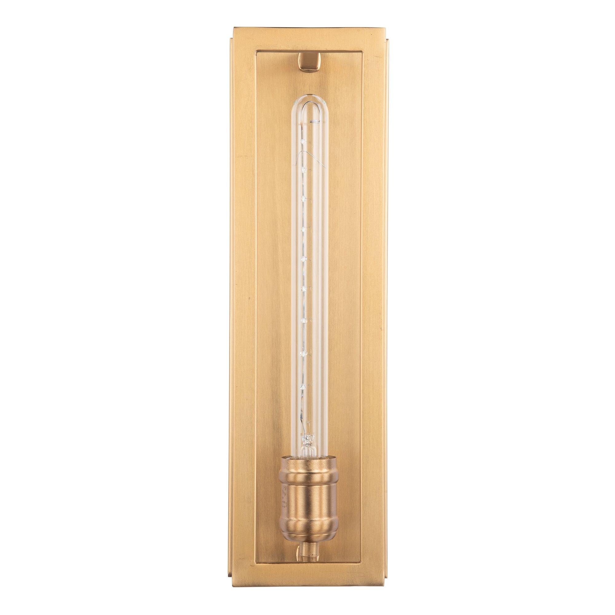 Adelman Gold 1-Light Decorative Dimmable Wall Sconce