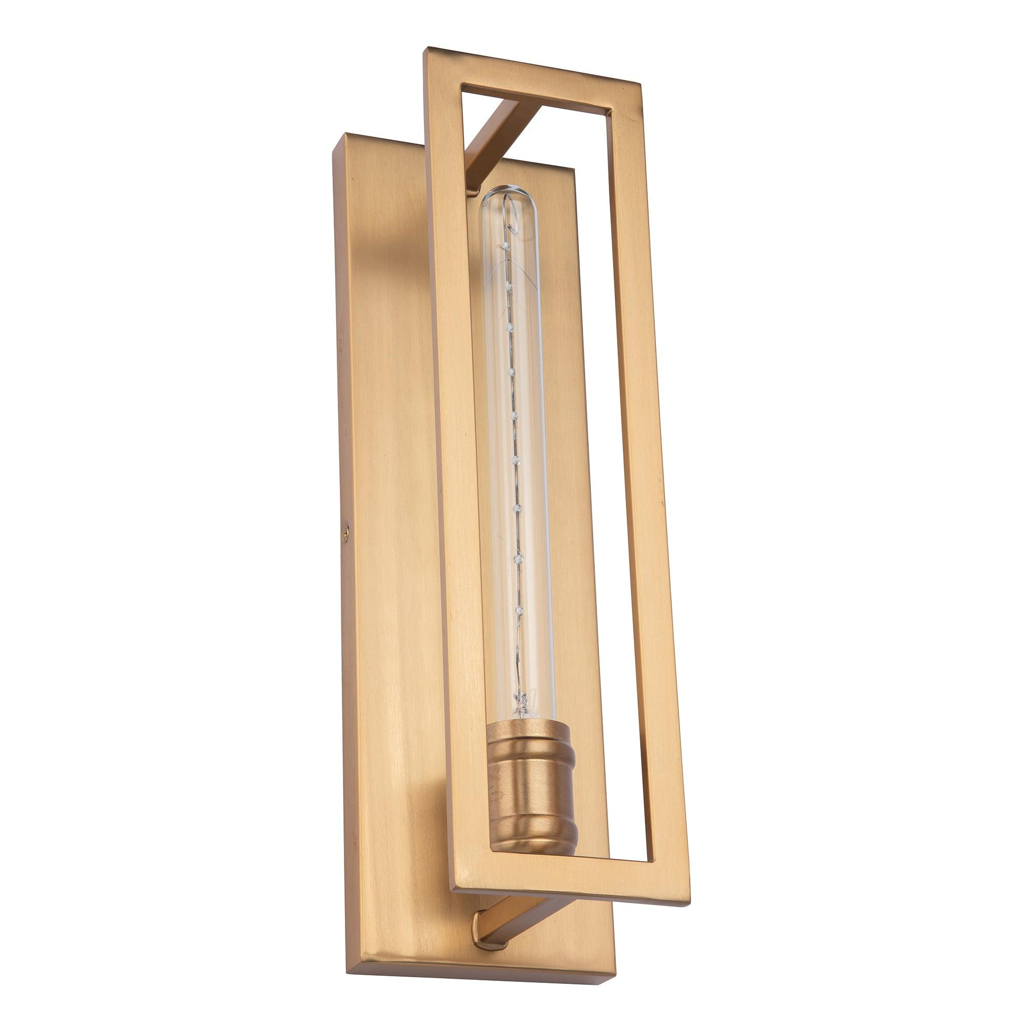 Adelman Gold 1-Light Decorative Dimmable Wall Sconce