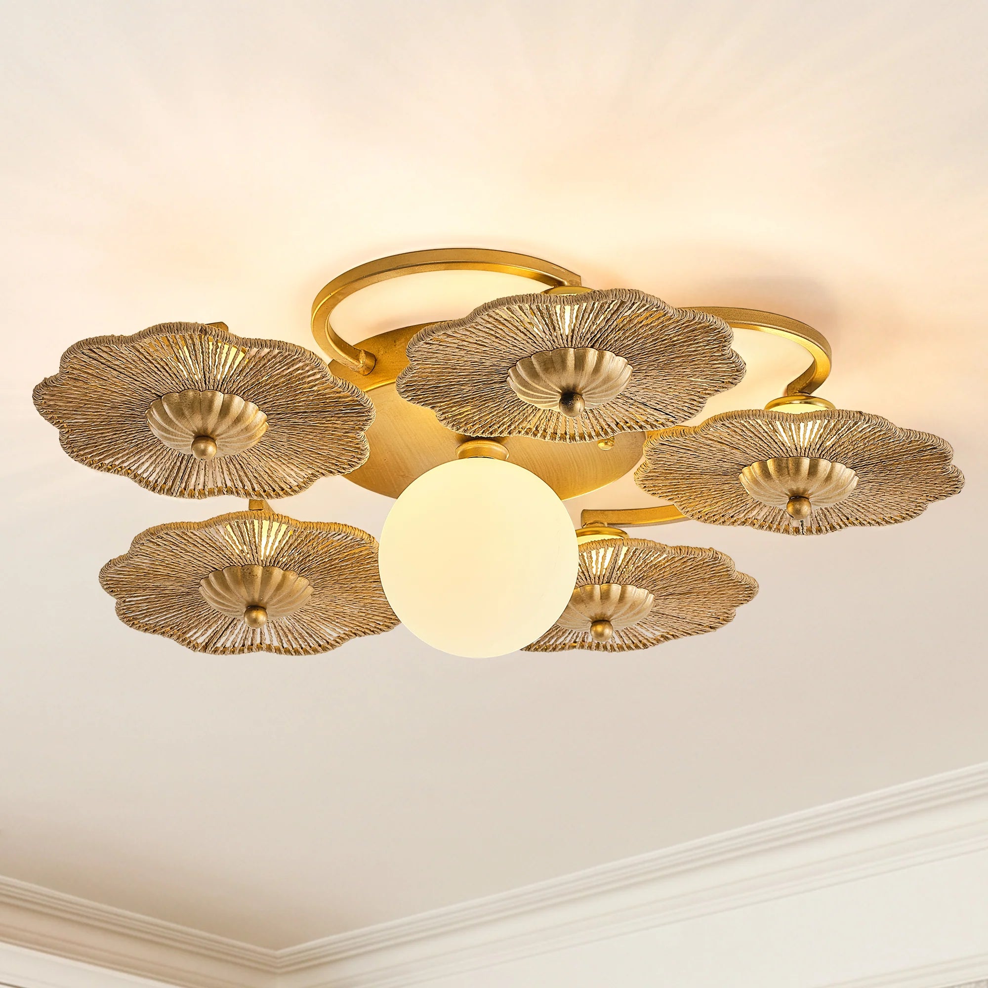 Avery Boho Flush Mount Light with 6 Lights