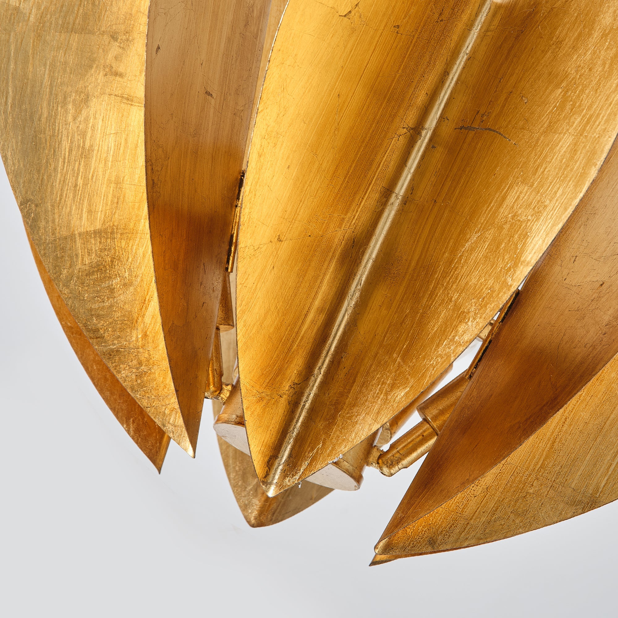 Elvira 6 Light Farmhouse Golden 19 Inch Semi Flush Flush Mount Ceiling Light