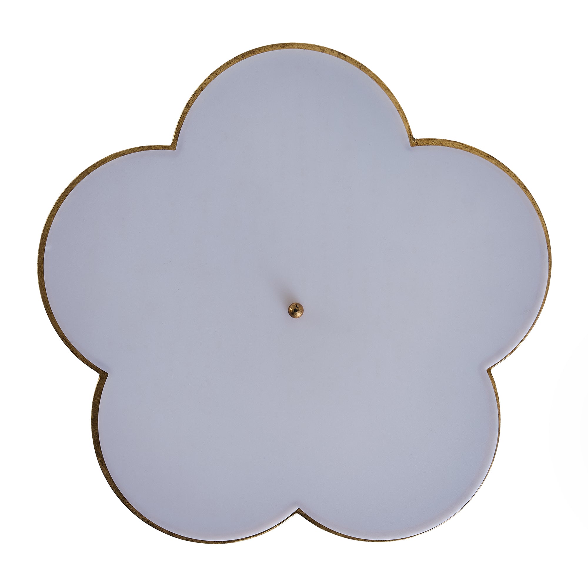 Joyce 5 Light Golden Semi Flush 20 Inch Flush Mount Ceiling Light