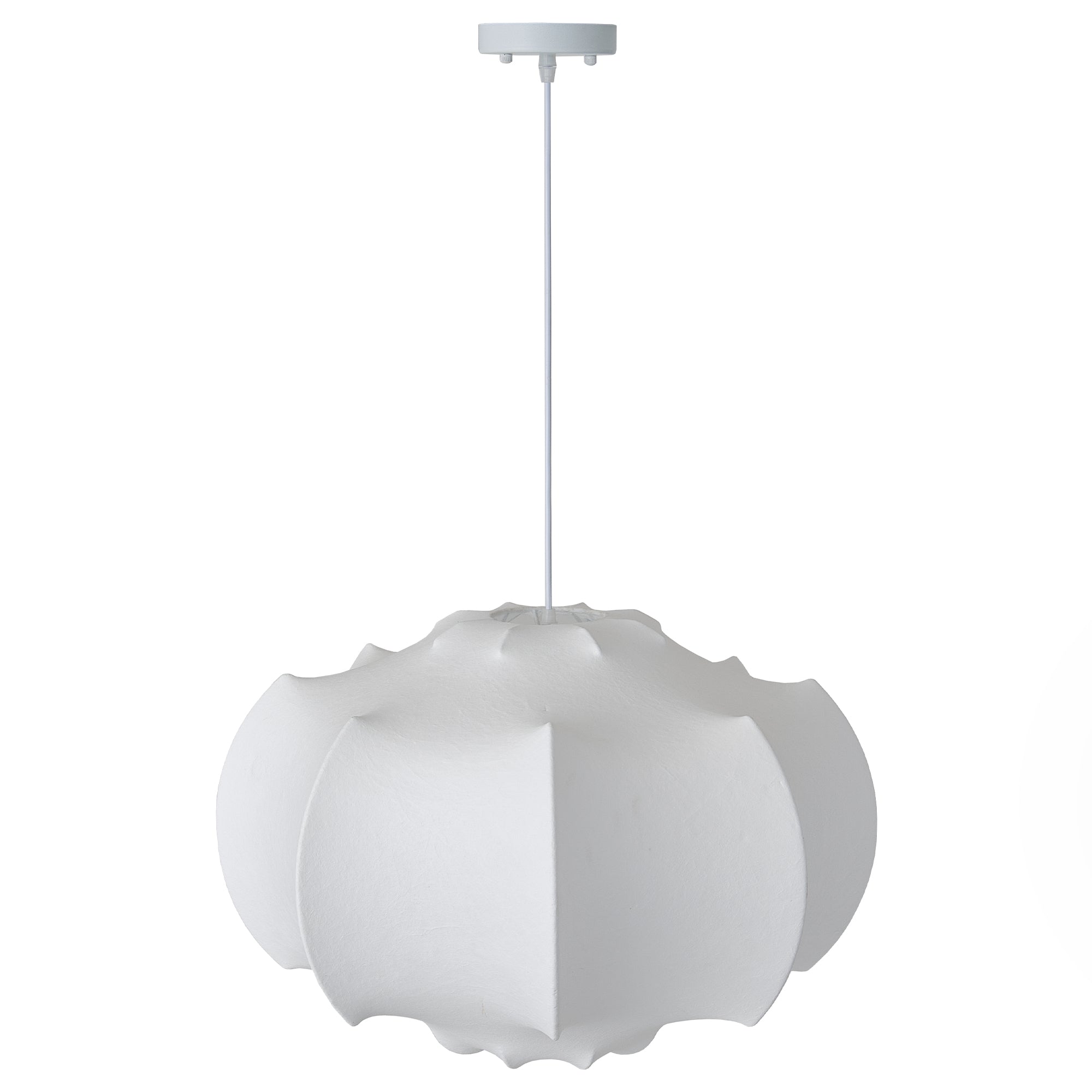 Bevis 3 Light White Wabi Sabi 24 Inch Pendant Light