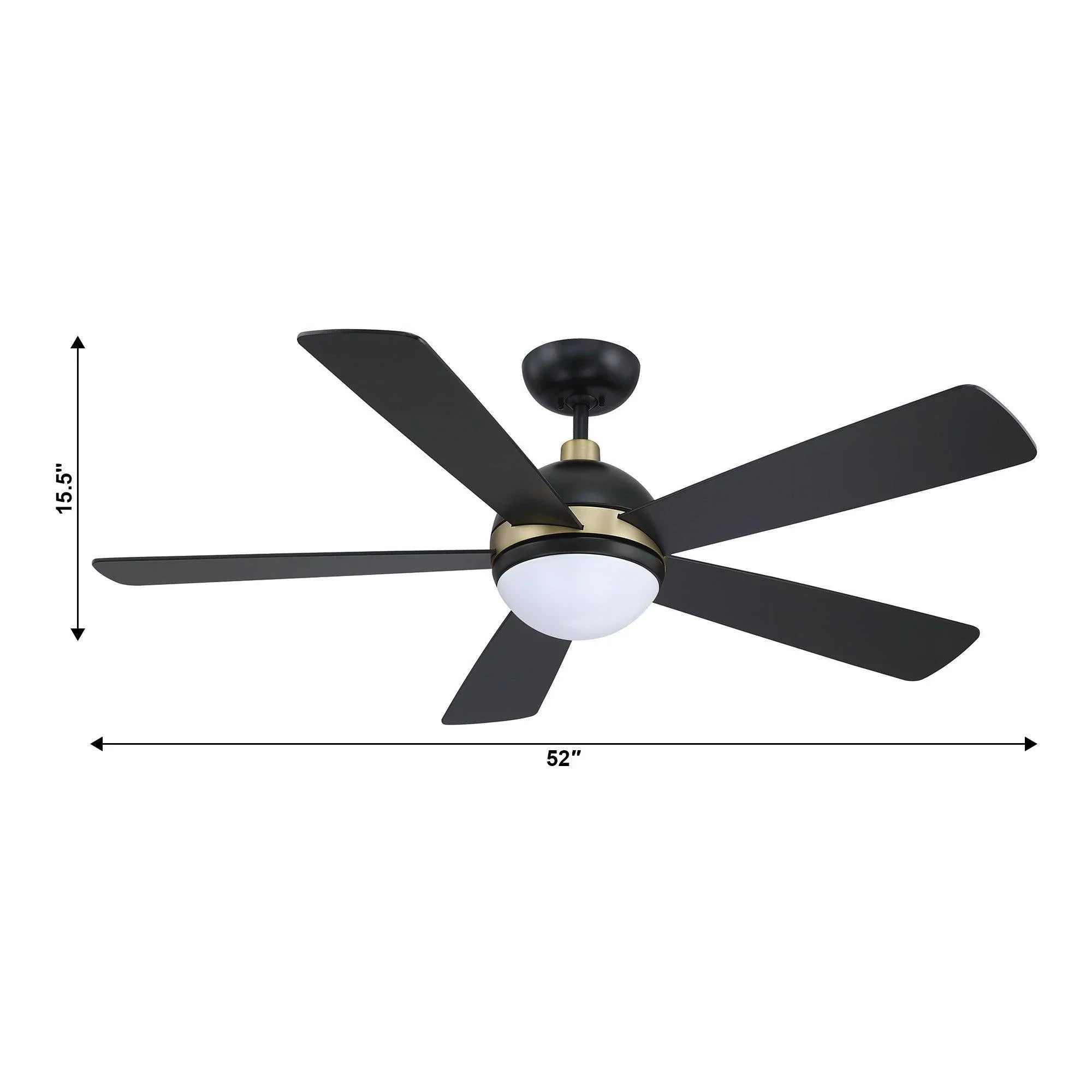 52" Indutrial 5 Blades Ceiling Fan