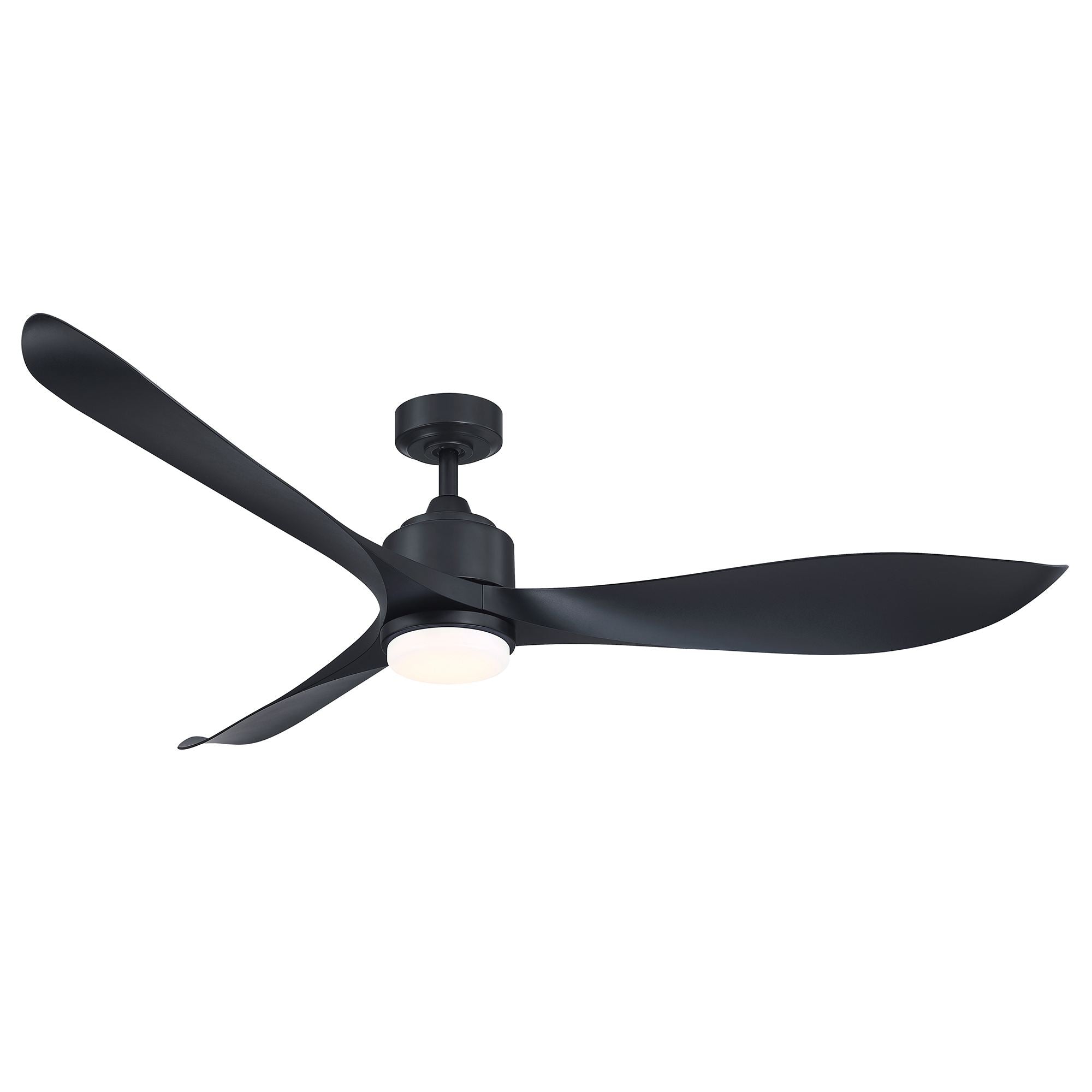 66'' Misael Propeller Integrated Led Black Ceiling Fan - IPLUS Lighting
