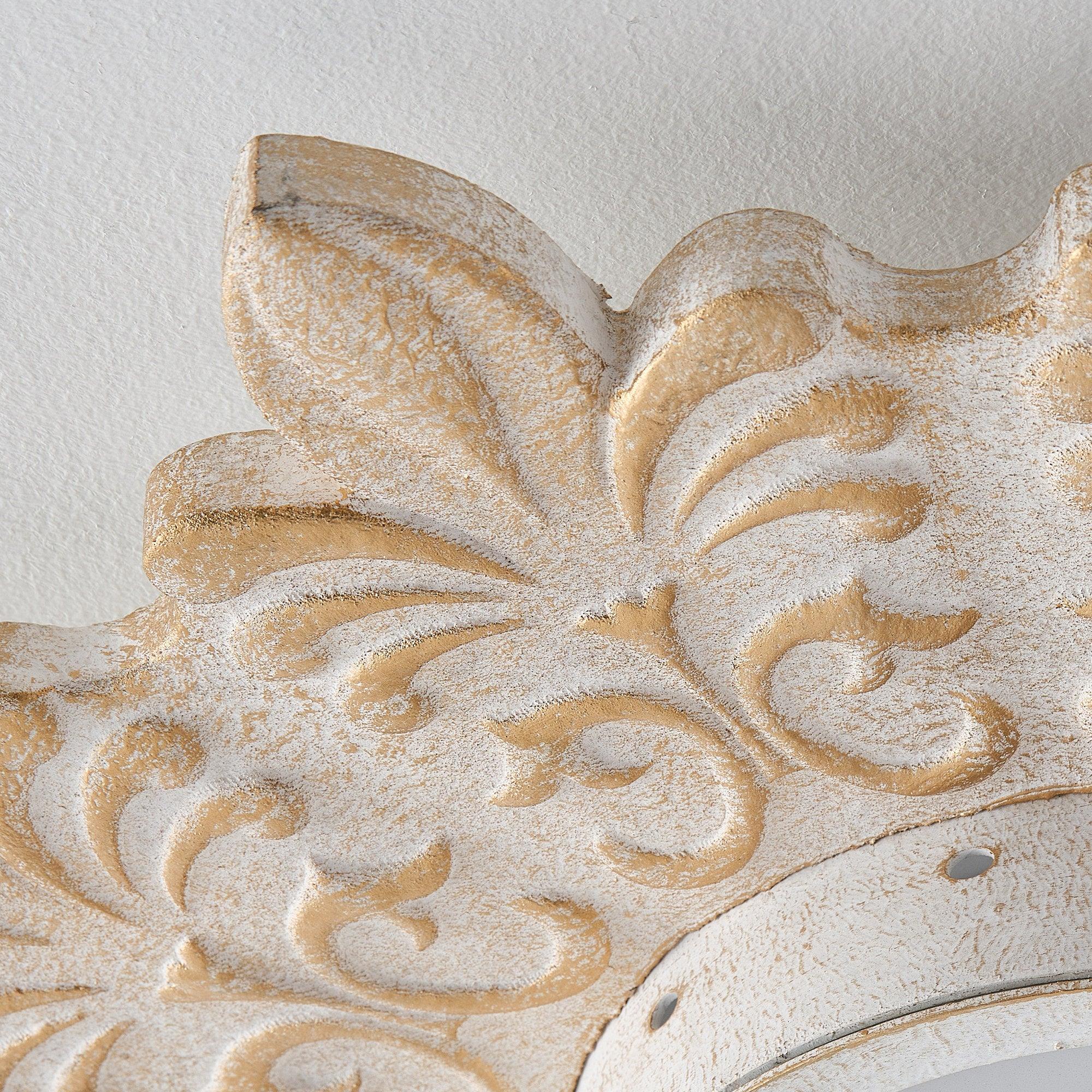 Sunburst White Modern 22 Inch LED Flush Mount Light