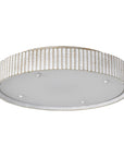 White Modern 18 Inch LED Flush Mount Light