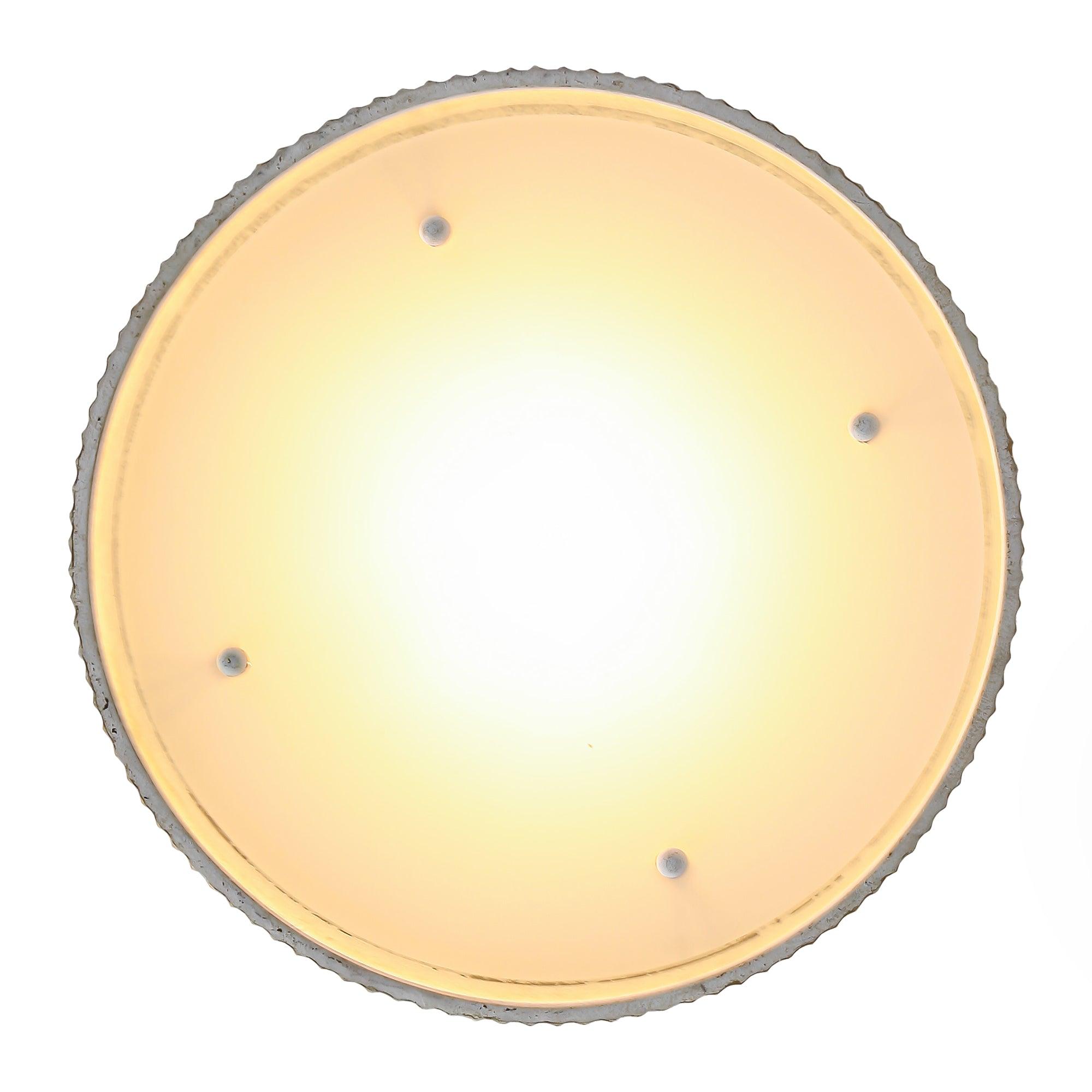 White Modern 18 Inch LED Flush Mount Light