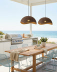 20" Sandy Bohemian Island Pendant Light